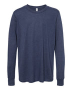 BELLA + CANVAS Youth Heather CVC Long Sleeve Tee 3501YCVC