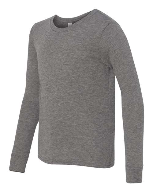 BELLA + CANVAS Youth Triblend Long Sleeve Tee 3513Y