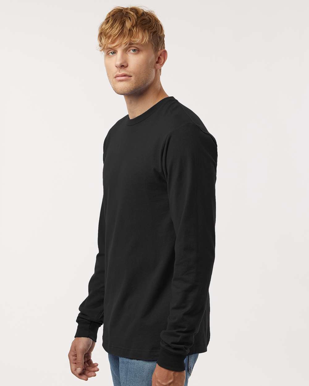 Custom Long Sleeve Cotton T-Shirt – Add Your Logo or Design