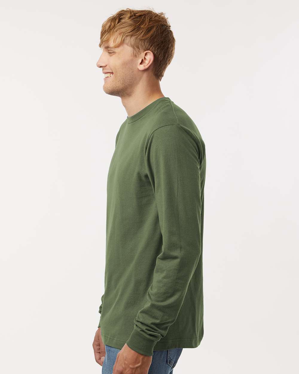 Custom Long Sleeve Cotton T-Shirt – Add Your Logo or Design