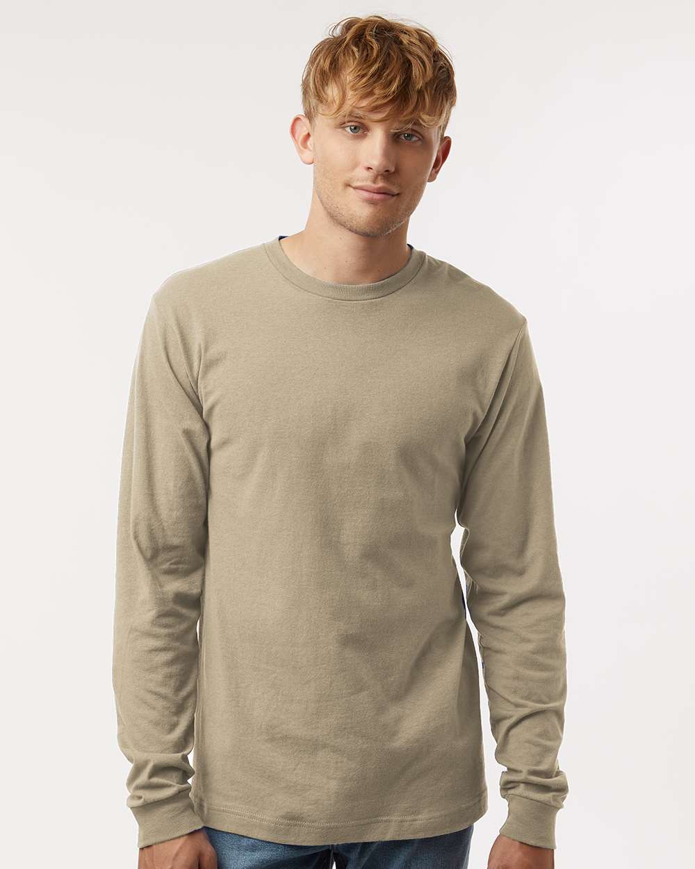 Custom Long Sleeve Cotton T-Shirt – Add Your Logo or Design
