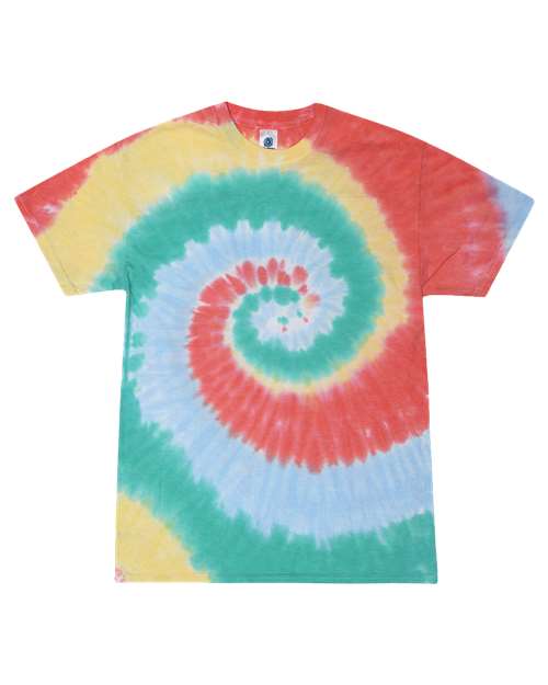 Colortone Unisex Multi-Color Tie-Dyed T-Shirt 1000