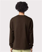 American Apparel Unisex Super Heavyweight Long Sleeve Pocket Tee 9410
