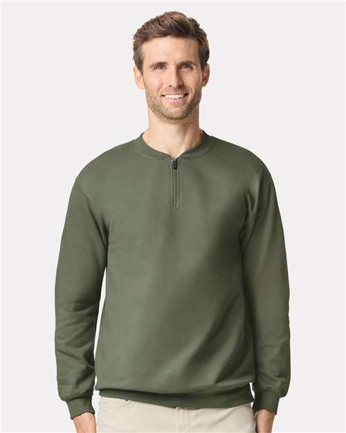 Gildan Unisex Softstyle® Midweight 1/4 Zip Sweatshirt SF008