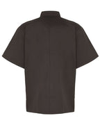Artisan Collection by Reprime Unisex Ten Studded Front Short Sleeve Chef Coat RP664
