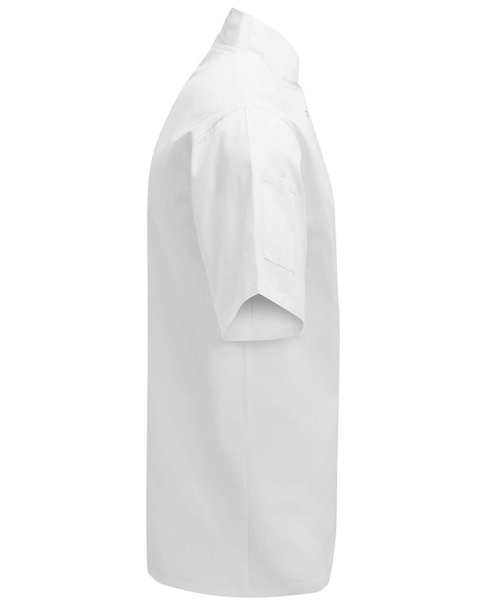 Unisex Ten Studded Front Short Sleeve Chef Coat