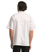 Artisan Collection by Reprime Unisex Ten Studded Front Short Sleeve Chef Coat RP664