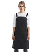 Artisan Collection by Reprime Cross Back Barista Bib Apron RP129