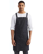 Artisan Collection by Reprime Cross Back Barista Bib Apron RP129