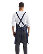 Artisan Collection by Reprime Cross Back Barista Bib Apron RP129