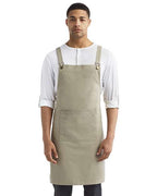 Artisan Collection by Reprime Cross Back Barista Bib Apron RP129