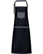 Artisan Collection by Reprime Domain Contrast Denim Bib Apron RP127
