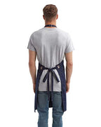 Artisan Collection by Reprime Barley Contrast Stitch Recycled Bib Apron RP121