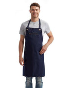 Artisan Collection by Reprime Barley Contrast Stitch Recycled Bib Apron RP121
