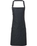 Artisan Collection by Reprime Jeans Stitch Denim Bib Apron RP126