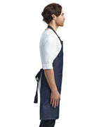 Artisan Collection by Reprime Jeans Stitch Denim Bib Apron RP126