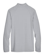 Devon & Jones Men's CrownLux Performance® Clubhouse Micro-Stripe Quarter-Zip Pullover DG480