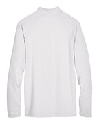 Devon & Jones Men's CrownLux Performance® Clubhouse Micro-Stripe Quarter-Zip Pullover DG480