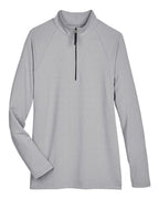 Devon & Jones Women's CrownLux Performance® Clubhouse Micro-Stripe Quarter-Zip Pullover DG480W