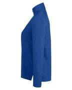 CORE365 Women's Fusion ChromaSoft™ Pique Quarter-Zip Pullover CE405W