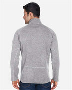 Devon & Jones Unisex Bristol Sweater Fleece Quarter-Zip Pullover DG792