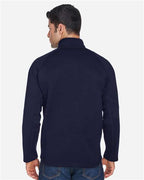 Devon & Jones Unisex Bristol Sweater Fleece Quarter-Zip Pullover DG792