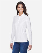 CORE365 Women's Pinnacle Performance Long Sleeve Piqué Polo 78192