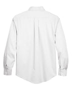 Devon & Jones Men's Crown Collection® Solid Stretch Twill Woven Dress Shirt DG530