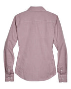 Devon & Jones Women's Crown Collection® Gingham Check Woven Dress Shirt D640W