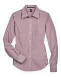 Devon & Jones Women's Crown Collection® Gingham Check Woven Dress Shirt D640W