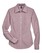 Devon & Jones Women's Crown Collection® Gingham Check Woven Dress Shirt D640W