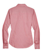 Devon & Jones Women's Crown Collection® Gingham Check Woven Dress Shirt D640W