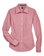 Devon & Jones Women's Crown Collection® Gingham Check Woven Dress Shirt D640W