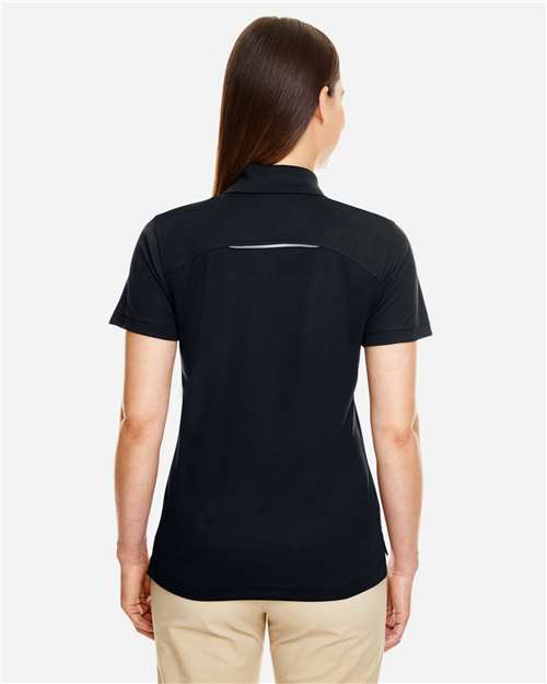 CORE365 Women's Radiant Performance Piqué Polo with Reflective Piping 78181R