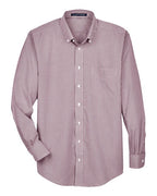 Devon & Jones Men's Crown Collection® Gingham Check Woven Dress Shirt D640