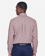 Devon & Jones Men's Crown Collection® Gingham Check Woven Dress Shirt D640