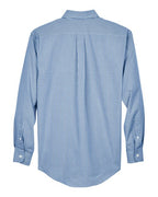 Devon & Jones Men's Crown Collection® Gingham Check Woven Dress Shirt D640
