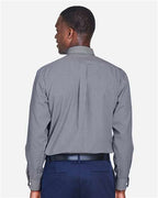 Devon & Jones Men's Crown Collection® Gingham Check Woven Dress Shirt D640