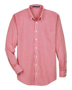 Devon & Jones Men's Crown Collection® Gingham Check Woven Dress Shirt D640