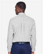 Devon & Jones Men's Crown Collection® Gingham Check Woven Dress Shirt D640
