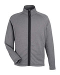 CORE365 Men's Venture Heathered Stripe Full-Zip Jacket CE72