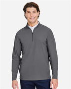 Devon & Jones Men's CrownLux Performance® Windsor Welded Quarter-Zip Pullover DG410