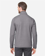 CORE365 Men's Venture Heathered Stripe Quarter-Zip Pullover CE73