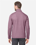CORE365 Men's Venture Heathered Stripe Quarter-Zip Pullover CE73