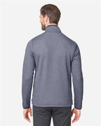 CORE365 Men's Venture Heathered Stripe Quarter-Zip Pullover CE73