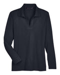 Devon & Jones Women's CrownLux Performance® Plaited Long Sleeve Polo DG20LW