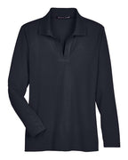 Devon & Jones Women's CrownLux Performance® Plaited Long Sleeve Polo DG20LW