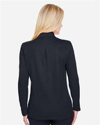 Devon & Jones Women's CrownLux Performance® Plaited Long Sleeve Polo DG20LW