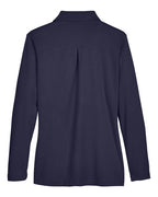 Devon & Jones Women's CrownLux Performance® Plaited Long Sleeve Polo DG20LW