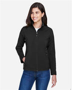 CORE365 Women's Cruise Two-Layer Fleece Bonded Soft Shell Jacket 78184